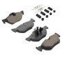 MPA 1001-1267M Quality-Built Premium Semi-Metallic Brake Pads w/ Hardware