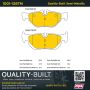 MPA 1001-1267M Quality-Built Premium Semi-Metallic Brake Pads w/ Hardware
