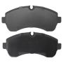 MPA 1001-1268M Quality-Built Premium Semi-Metallic Brake Pads w/ Hardware
