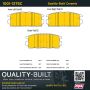 MPA 1001-1275C Quality-Built Premium Ceramic Brake Pads w/ Hardware