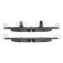 MPA 1001-1278M Quality-Built Premium Semi-Metallic Brake Pads w/ Hardware