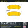 MPA 1001-1279M Quality-Built Premium Semi-Metallic Brake Pads w/ Hardware