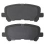 MPA 1001-1281C Quality-Built Premium Ceramic Brake Pads w/ Hardware