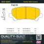 MPA 1001-1281C Quality-Built Premium Ceramic Brake Pads w/ Hardware