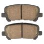 MPA 1001-1281C Quality-Built Premium Ceramic Brake Pads w/ Hardware