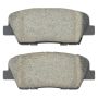MPA 1001-1284BC Quality-Built Premium Ceramic Brake Pads w/ Hardware