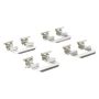 MPA 1001-1284M Quality-Built Premium Semi-Metallic Brake Pads w/ Hardware