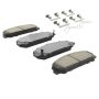 MPA 1001-1286C Quality-Built Premium Ceramic Brake Pads w/ Hardware