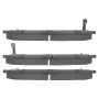 MPA 1001-1286M Quality-Built Premium Semi-Metallic Brake Pads w/ Hardware