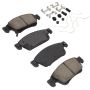 MPA 1001-1287C Quality-Built Premium Ceramic Brake Pads w/ Hardware
