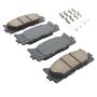 MPA 1001-1293C Quality-Built Premium Ceramic Brake Pads w/ Hardware