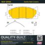 MPA 1001-1293C Quality-Built Premium Ceramic Brake Pads w/ Hardware