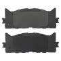 MPA 1001-1293M Quality-Built Premium Semi-Metallic Brake Pads w/ Hardware
