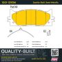 MPA 1001-1293M Quality-Built Premium Semi-Metallic Brake Pads w/ Hardware