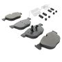 MPA 1001-1294M Quality-Built Premium Semi-Metallic Brake Pads w/ Hardware