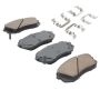 MPA 1001-1295AC Quality-Built Premium Ceramic Brake Pads w/ Hardware