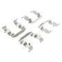 MPA 1001-1295AM Quality-Built Premium Semi-Metallic Brake Pads w/ Hardware