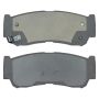 MPA 1001-1297C Quality-Built Premium Ceramic Brake Pads w/ Hardware