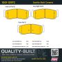MPA 1001-1297C Quality-Built Premium Ceramic Brake Pads w/ Hardware