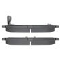 MPA 1001-1297M Quality-Built Premium Semi-Metallic Brake Pads w/ Hardware