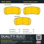 MPA 1001-1302C Quality-Built Premium Ceramic Brake Pads w/ Hardware