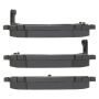 MPA 1001-1302C Quality-Built Premium Ceramic Brake Pads w/ Hardware