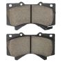 MPA 1001-1303C Quality-Built Premium Ceramic Brake Pads w/ Hardware