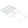 MPA 1001-1303C Quality-Built Premium Ceramic Brake Pads w/ Hardware