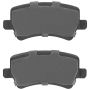 MPA 1001-1307AC Quality-Built Premium Ceramic Brake Pads w/ Hardware
