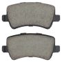 MPA 1001-1307AC Quality-Built Premium Ceramic Brake Pads w/ Hardware