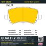 MPA 1001-1307C Quality-Built Premium Ceramic Brake Pads w/ Hardware
