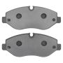 MPA 1001-1316M Quality-Built Premium Semi-Metallic Brake Pads w/ Hardware