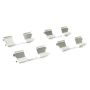 MPA 1001-1316M Quality-Built Premium Semi-Metallic Brake Pads w/ Hardware
