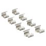 MPA 1001-1317M Quality-Built Premium Semi-Metallic Brake Pads w/ Hardware