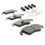 MPA 1001-1322C Quality-Built Premium Ceramic Brake Pads w/ Hardware