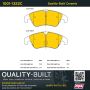MPA 1001-1322C Quality-Built Premium Ceramic Brake Pads w/ Hardware