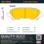 MPA 1001-1325C Quality-Built Premium Ceramic Brake Pads w/ Hardware