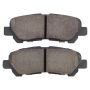 MPA 1001-1325C Quality-Built Premium Ceramic Brake Pads w/ Hardware