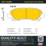 MPA 1001-1325M Quality-Built Premium Semi-Metallic Brake Pads w/ Hardware