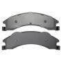 MPA 1001-1329AM Quality-Built Premium Semi-Metallic Brake Pads w/ Hardware
