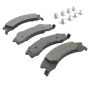 MPA 1001-1329M Quality-Built Premium Semi-Metallic Brake Pads w/ Hardware
