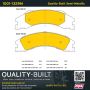 MPA 1001-1329M Quality-Built Premium Semi-Metallic Brake Pads w/ Hardware