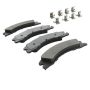 MPA 1001-1330M Quality-Built Premium Semi-Metallic Brake Pads w/ Hardware