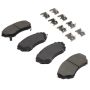 MPA 1001-1331M Quality-Built Premium Semi-Metallic Brake Pads w/ Hardware