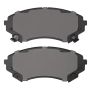 MPA 1001-1331M Quality-Built Premium Semi-Metallic Brake Pads w/ Hardware