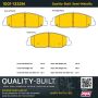 MPA 1001-1332M Quality-Built Premium Semi-Metallic Brake Pads w/ Hardware
