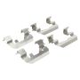 MPA 1001-1332M Quality-Built Premium Semi-Metallic Brake Pads w/ Hardware