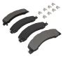 MPA 1001-1335M Quality-Built Premium Semi-Metallic Brake Pads w/ Hardware