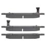 MPA 1001-1337C Quality-Built Premium Ceramic Brake Pads w/ Hardware