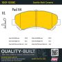 MPA 1001-1338C Quality-Built Premium Ceramic Brake Pads w/ Hardware